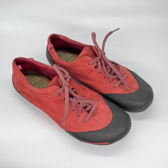Camper Alicante Peu Senda Leather Sneakers Shoes Minimalist Red EU 36 US 6 UK 4 - Picture 1 of 11